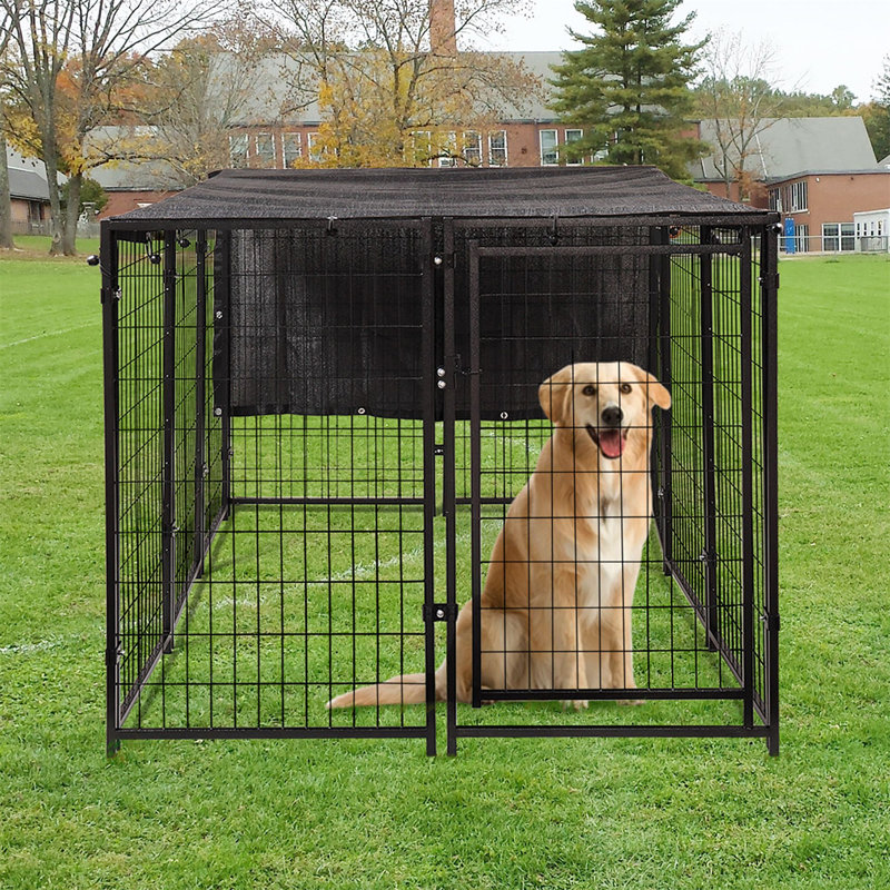 Tucker Murphy Pet™ Welded Wire Dog Kennel Dog Crates Cage Large Metal